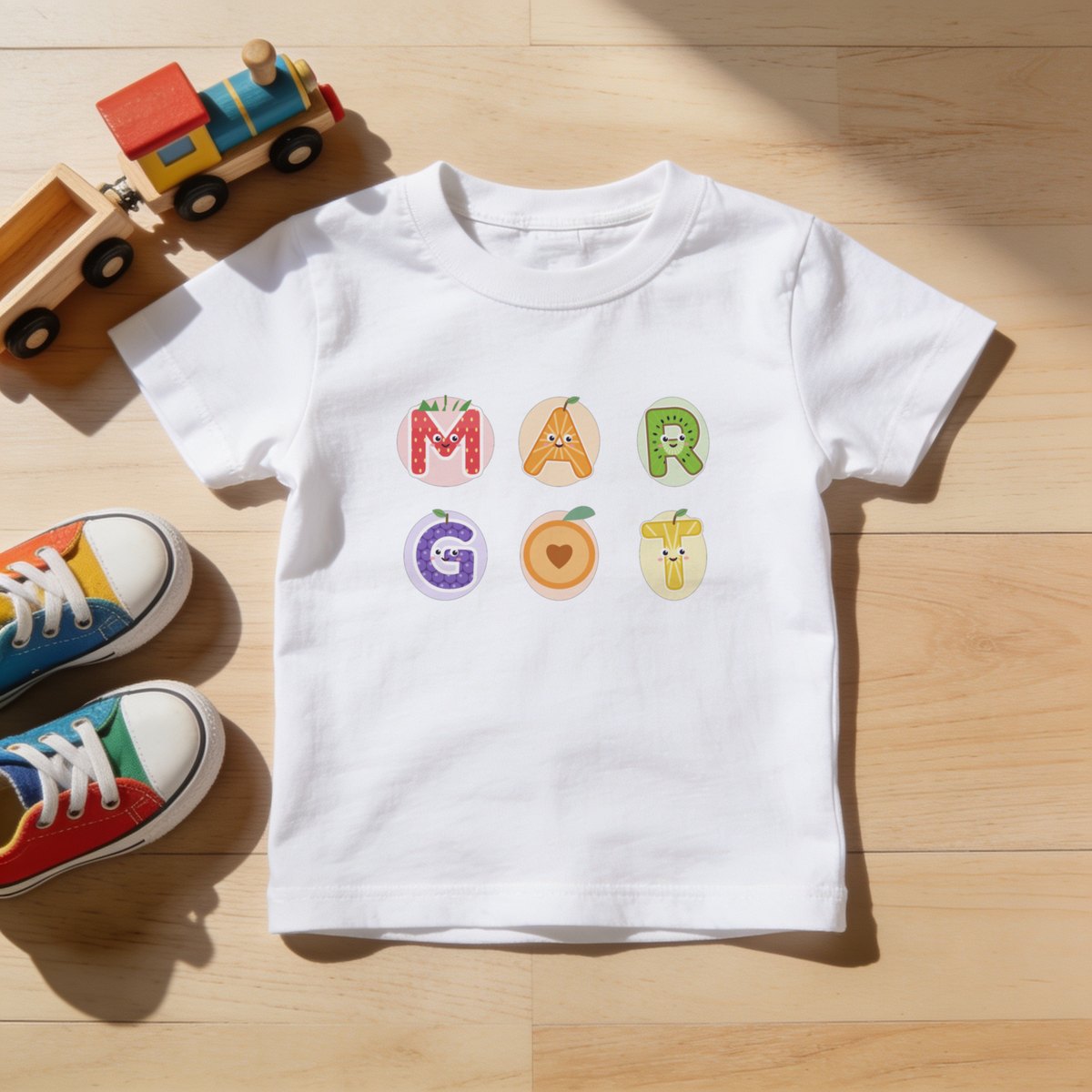 T-shirt bambino “Il nome di frutta”