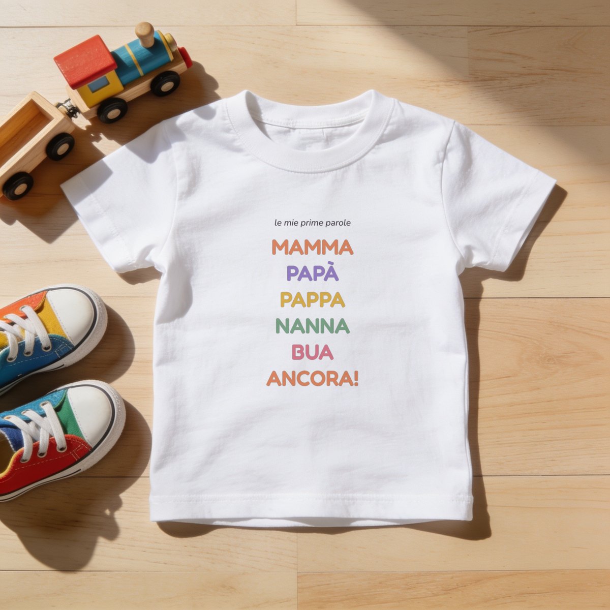 T-shirt bambino “Le mie prime parole”